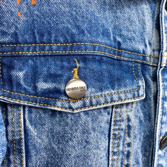 MEMBERS ONLY x NICKELODEON Denim Trucker Jacket - Picture 8 of 12